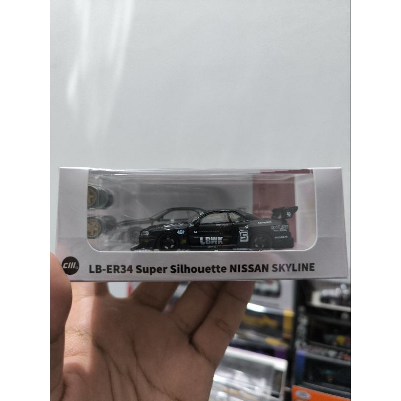 CM model ER34 LB NISSAN SKYLINE Black