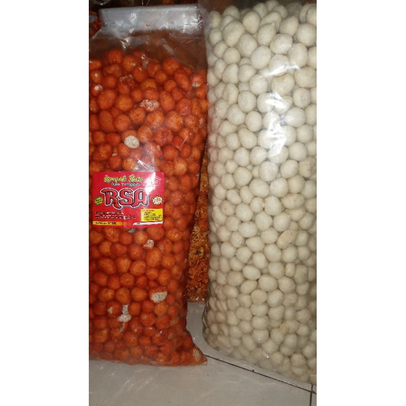 

Krupuk Baso Pedas dan Original 1kg / 500gr Super Gurih, Renyah dan Nikmat