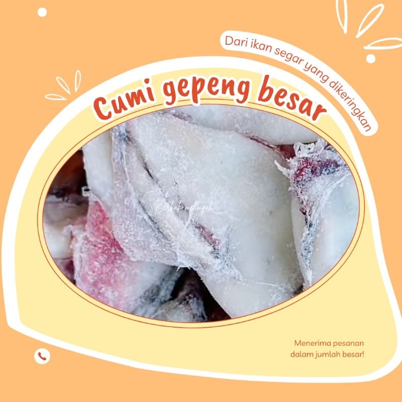 

PREMIUM cumi gepeng besar kering khas pantura