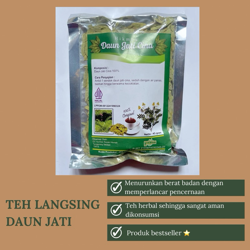 

Teh Daun Jati Cina Teh Pelangsing