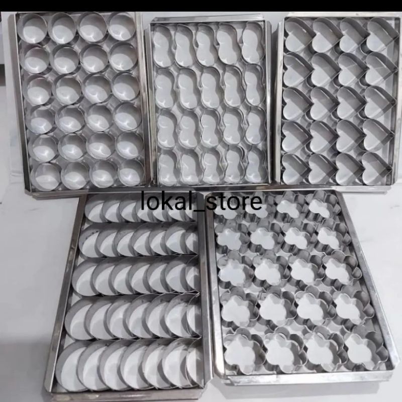 KASTENGGEL/KUE KERING BINGKAI BANYAK MOTIF, KACANG, BINTANG, HELLOKITTY,SABIT, SAKURA, OVAL,PERSEGI,