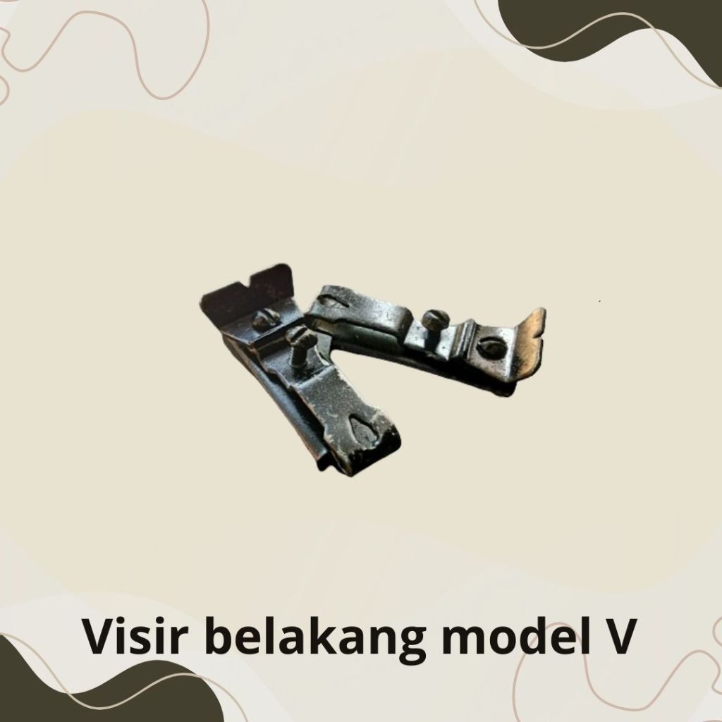 Visir V kecil || visir belakang