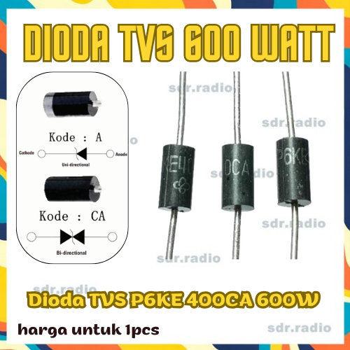 Dioda TVS P6KE 400CA 600W Dioda TVS P6KE 400CA 600W