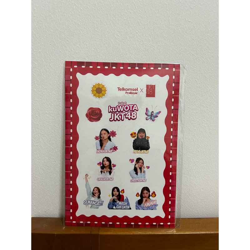 

Sticker Jkt48xTelkomsel