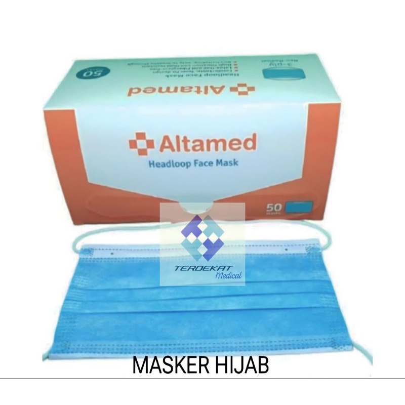 Masker Hijab Altamed/Masker Kerudung/Masker