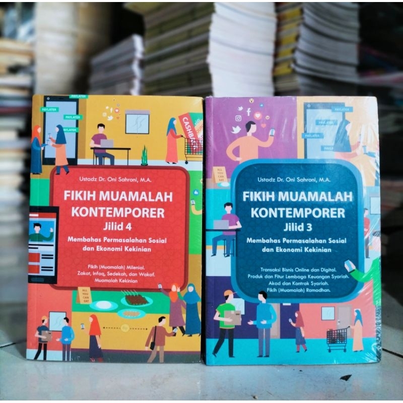 [OBRAL] 1 PAKET 2 BUKU / BUKU BACAAN AGAMA / FIKIH MUAMALAH KONTEMPORER JILID 3 & JILID 4 / MEMBAHAS