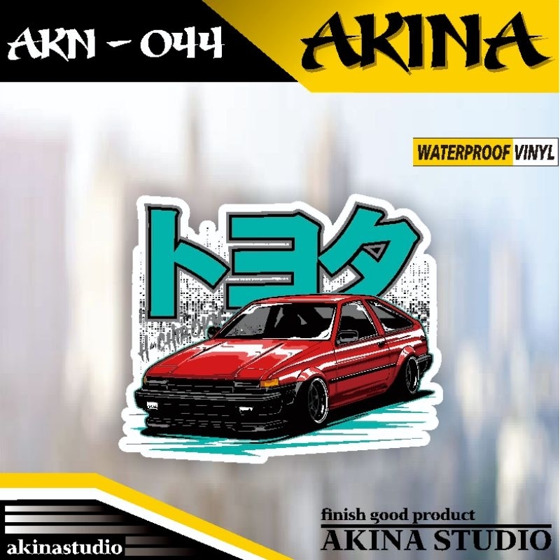 sticker vinyl anti air ae86 red city | stiker vinyl anti air ae86 red city | sticker toyota 86 | sti