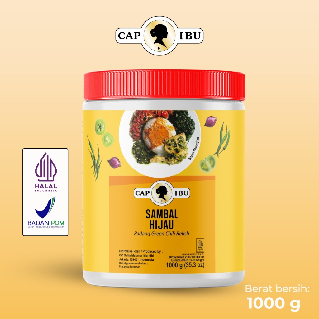 

CAP IBU Sambal Hijau Kemasan Pot