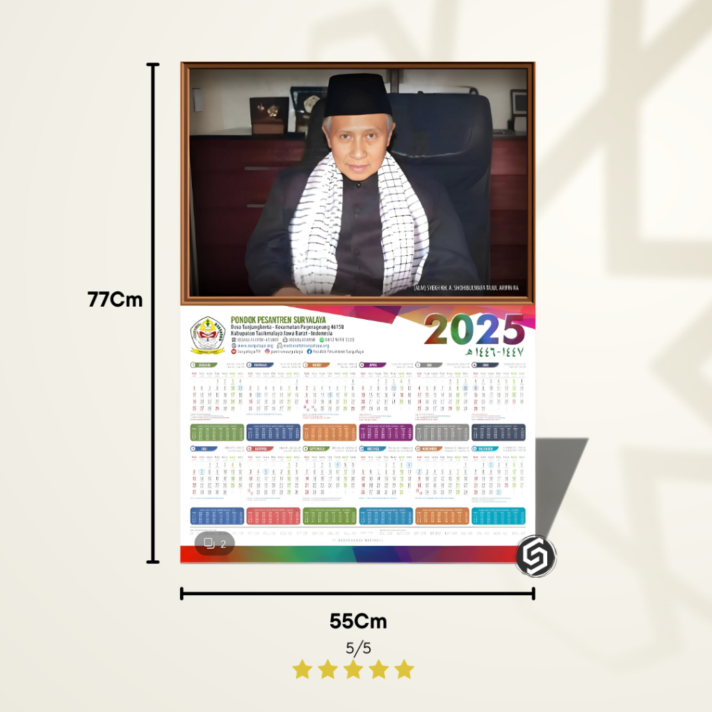 

Kalender Suryalaya 2025 | Original Pontren Suryalaya