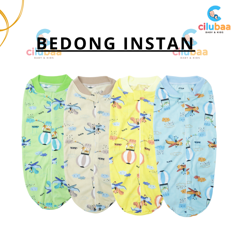 Bedong Instan Bayi Newborn Perlengkapan Bayi Baru Lahir Bedong Bayi Instan Bedong Bayi Set Resleting