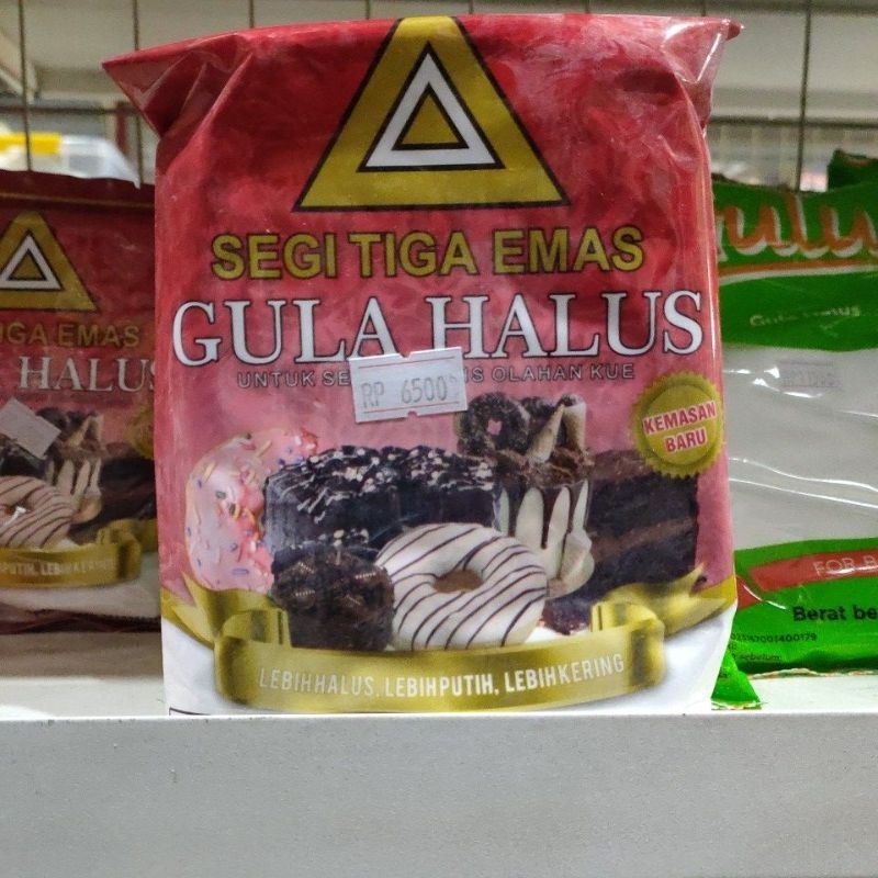 

Segitiga Emas Gula Halus Kemasan 250gr