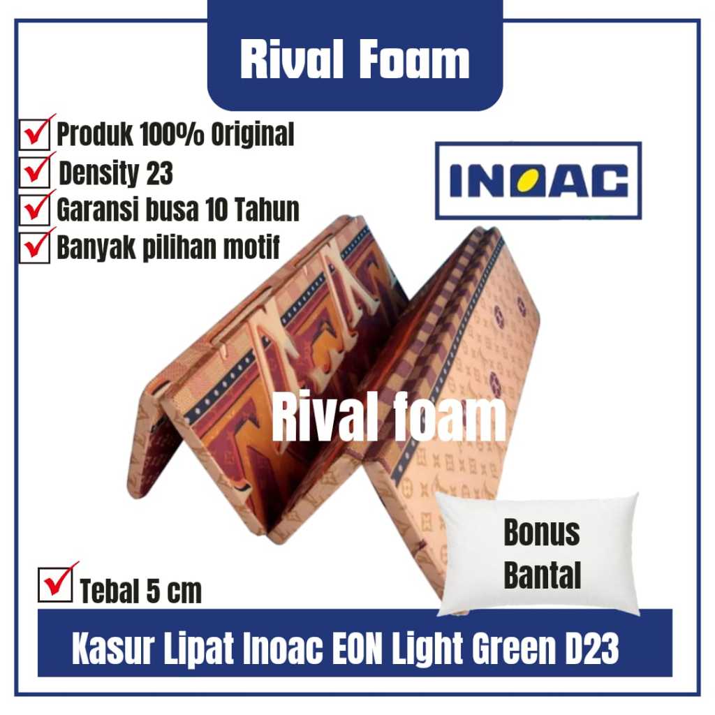 Kasur Busa Lipat / Matras Lipat INOAC Tebal 5cm