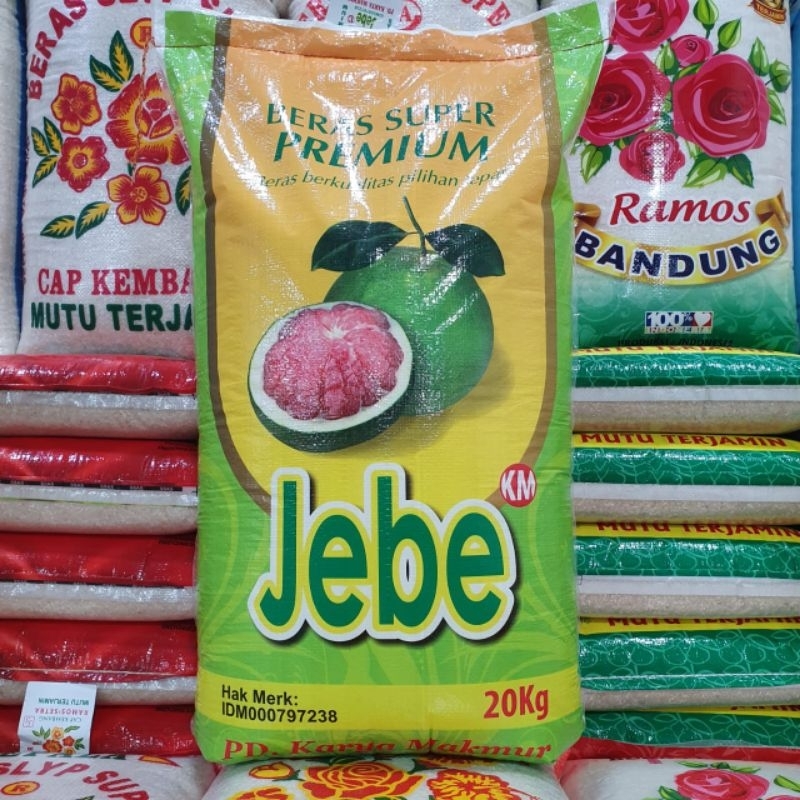 

RB BERAS JEBE PREMIUM 25KG 20KG 10KG