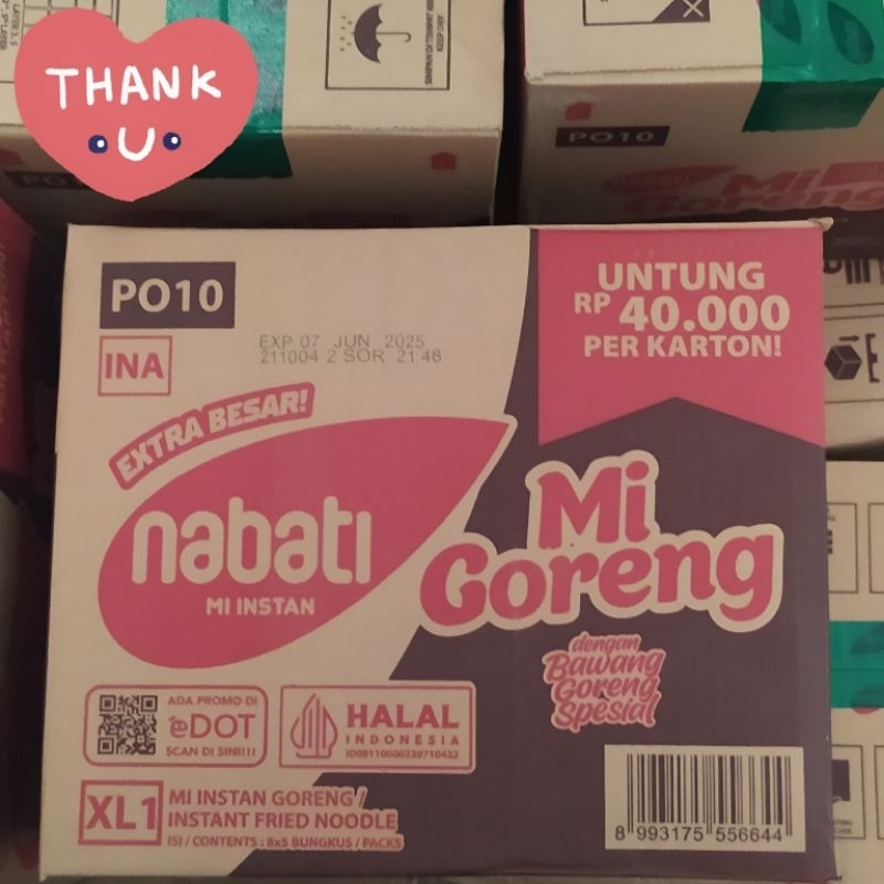 

NABATI INSTAN MIE GORENG 1 CARTON