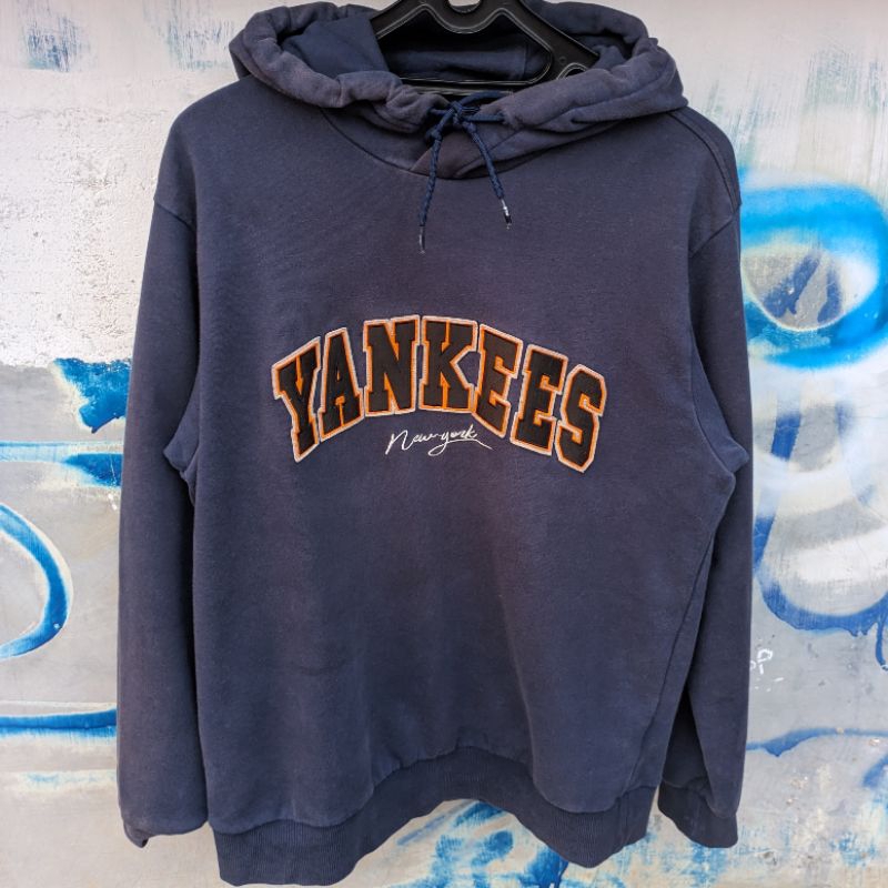 HOODIE MAJOR LEAGUE BASEBALL MLB YANKEES  SECOND THRIFT