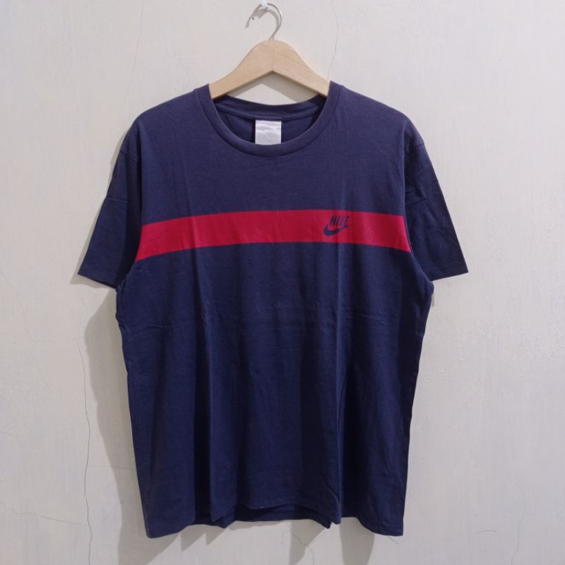 VINTAGE T-SHIRT NIKE NAVY 00s ( L )