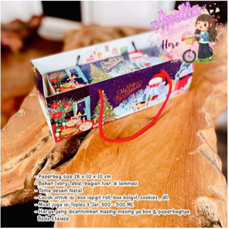 

Paperbag lapgit Roll / Bolgul / isi 3 JAR 300-500 ML Edisi Natal/ Christmas