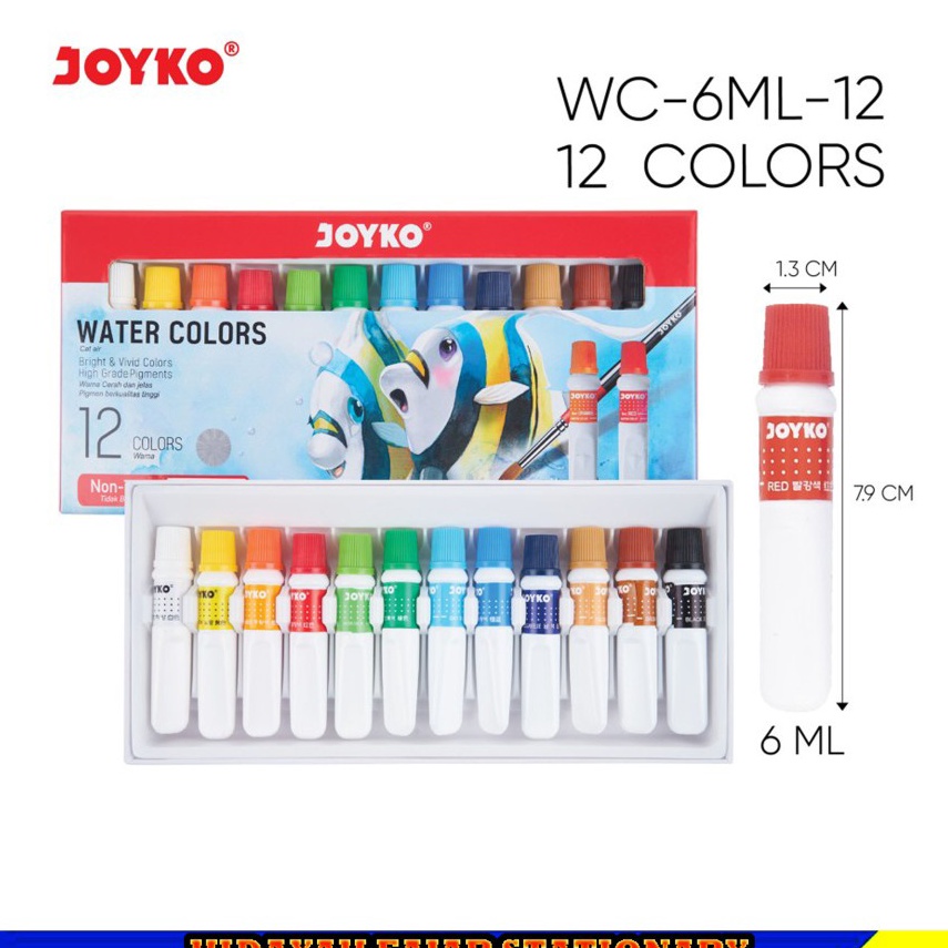 

KODE C55C Cat Air Water Color Joyko WAC6ML WAC6ML12Warna