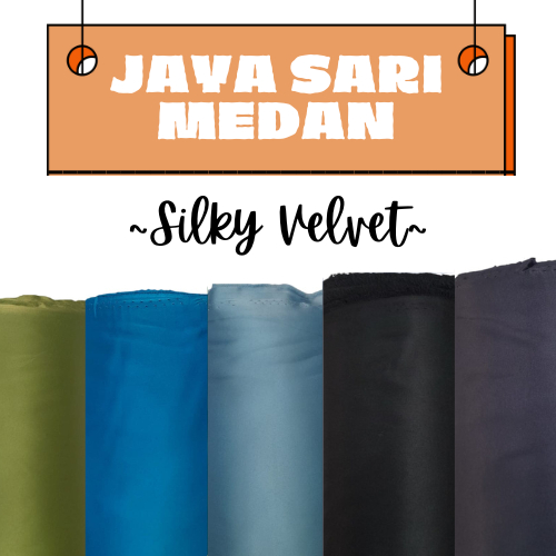 Kain Silky Velvet Premium (Untuk Kebaya/Bridesmaid/Dress/Furing/Muslim)[ 50cm]
