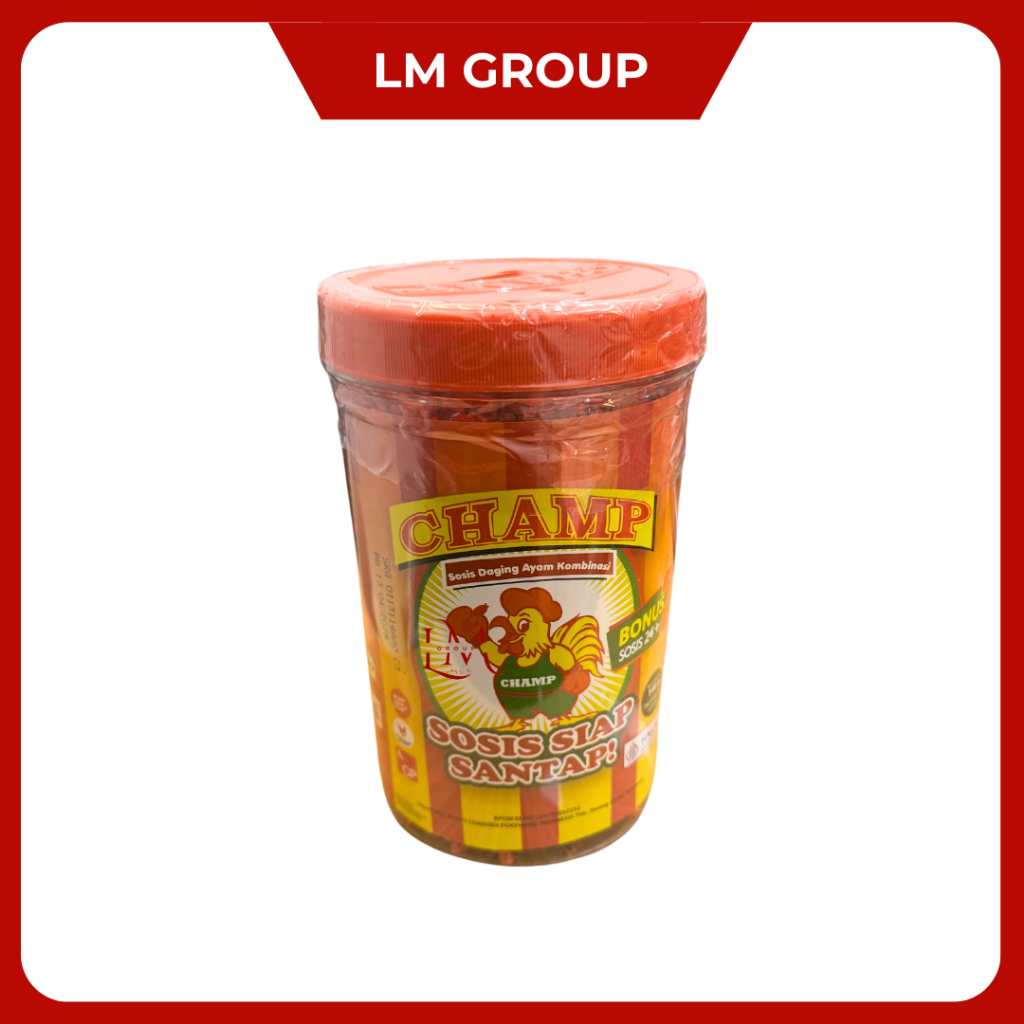 

Champ Sosis Siap Santap 1 Toples 26 pcs 21gr