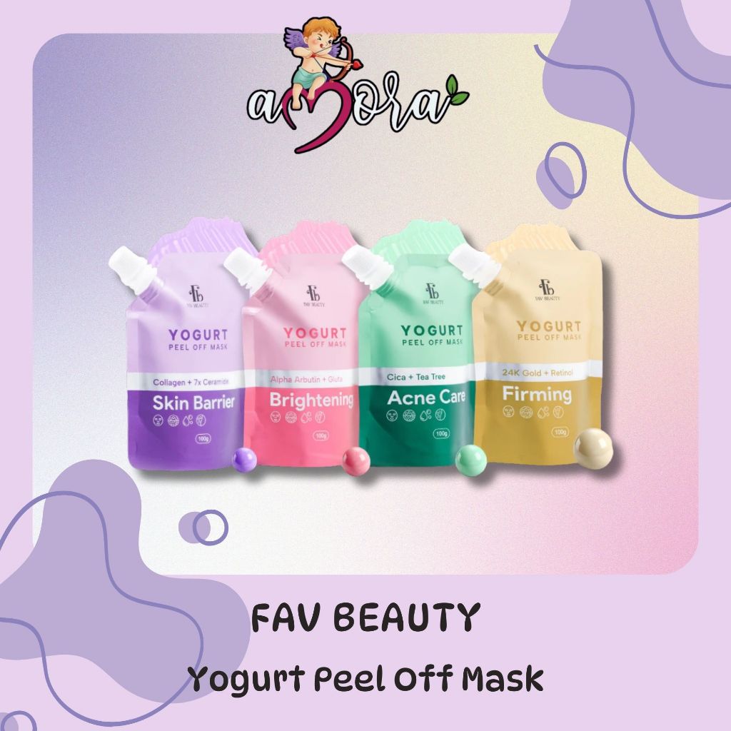 ➹ AMORA ➹ FAV BEAUTY Yogurt Peel Off Mask