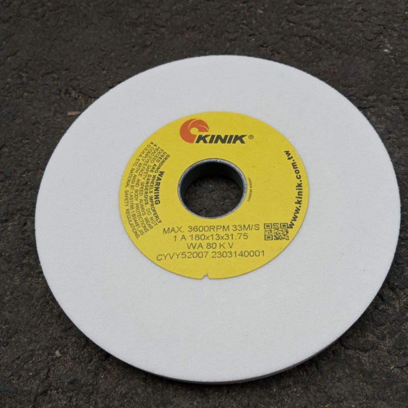 Batu Gerinda KINIK 7 inch grit 80 Asah Poles Duduk Grinding Wheel