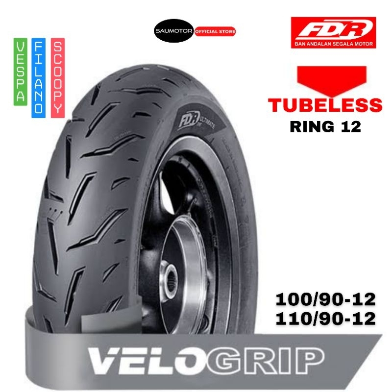 FDR Velogrip Ban motor Scoopy Filano Ring 12