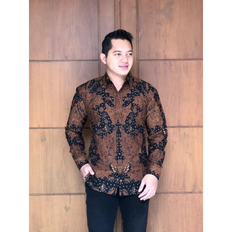 Kemeja Batik Lengan Panjang laki laki mewah