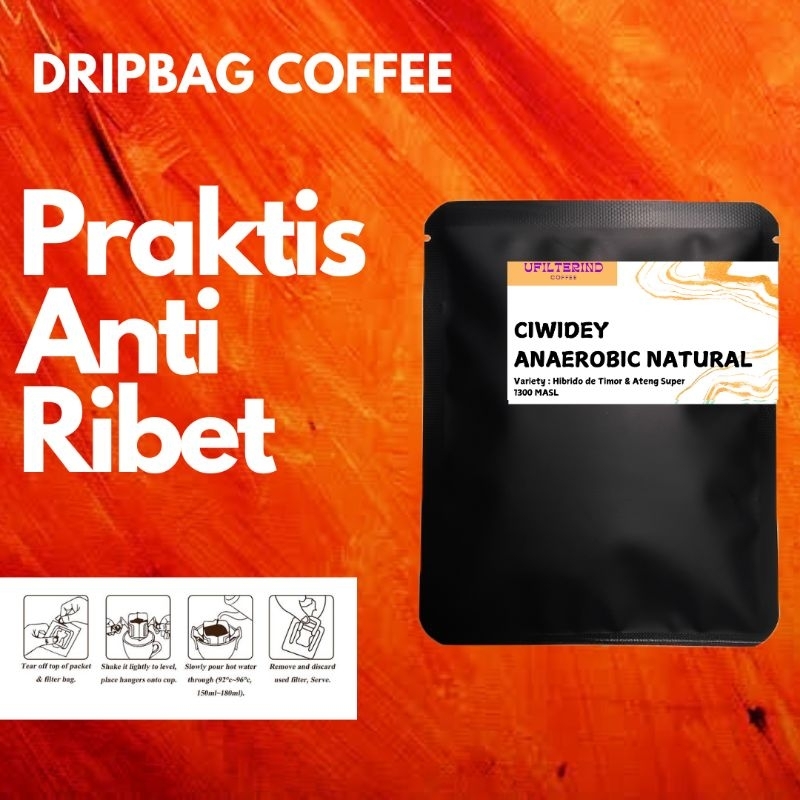 

Speciality Arabica Dripbag Coffee Sachet - Ciwidey Anaerobic Natural