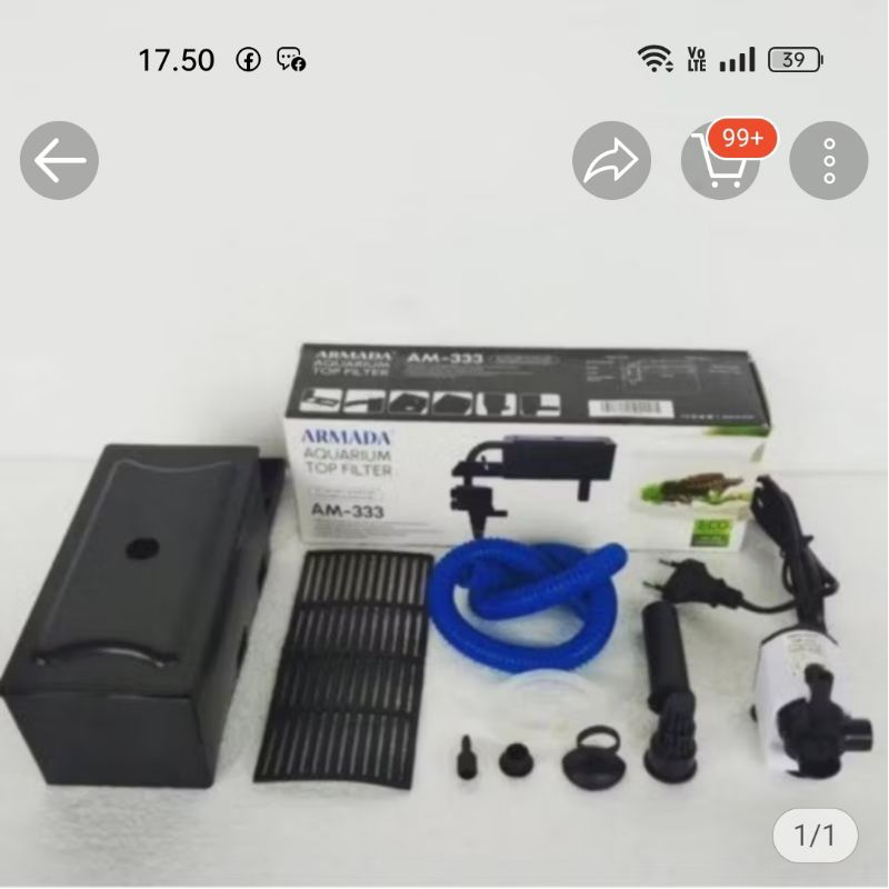 filter aquarium [ merk Amara ]