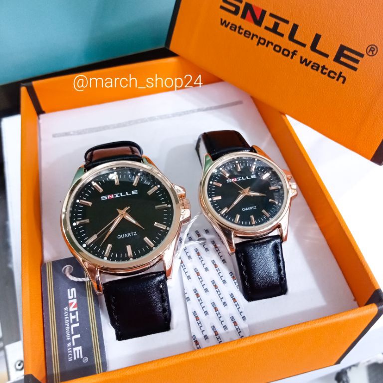 KODE Y97S Jam Tangan SNILLE Original Couple Tali kulit