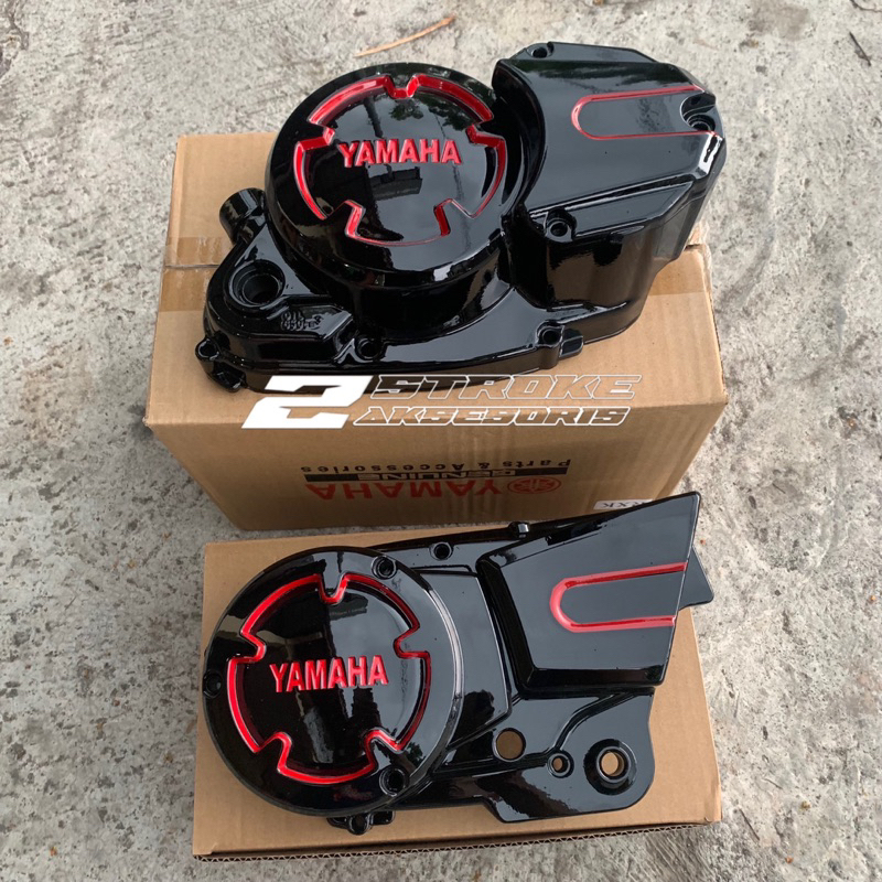 Bak kopling | blok kopling | bak magnet dan kopling rx king new hitam glosy