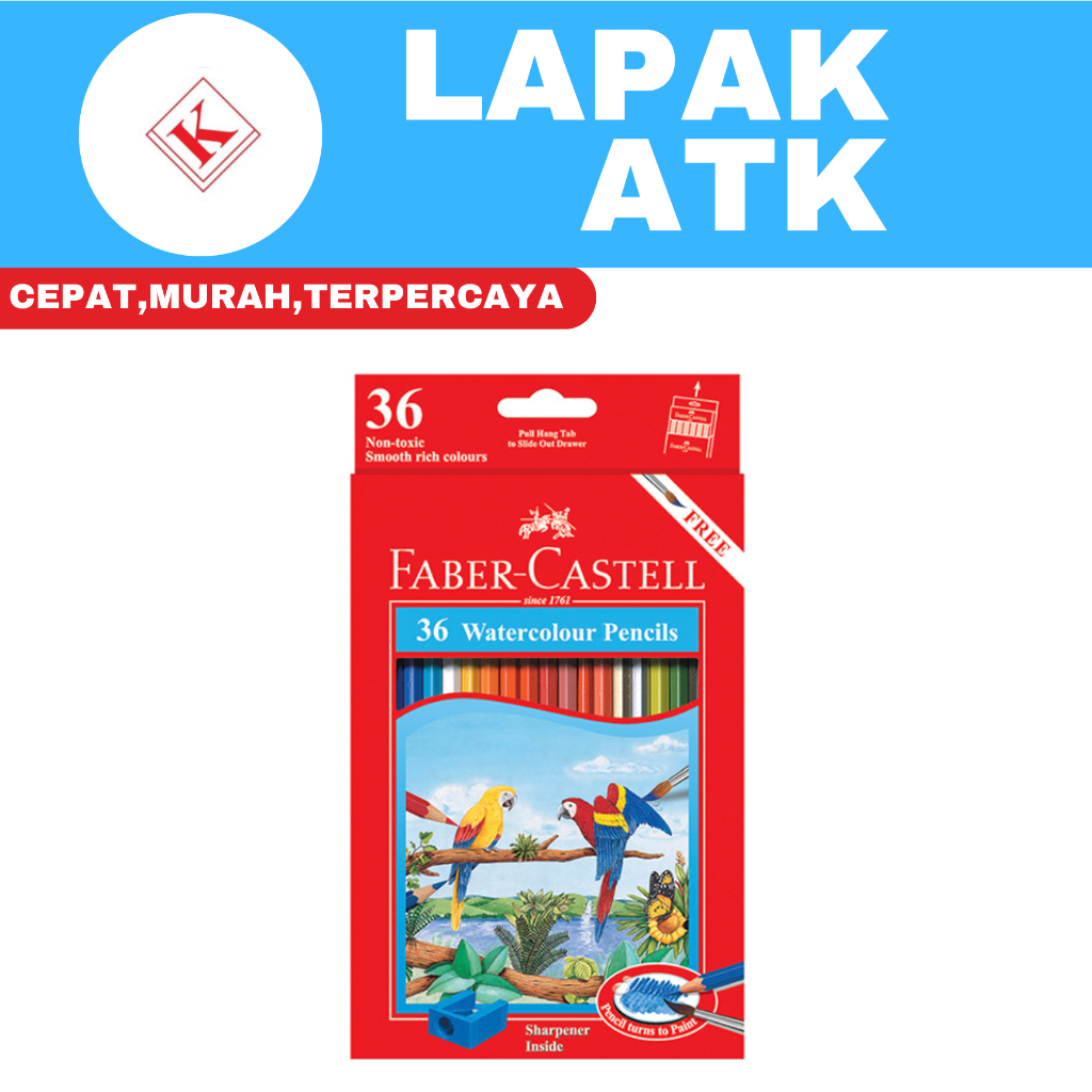 

Pensil Warna FABER CASTELL 36 Warna Classic +vv