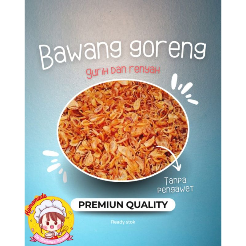

Bawang merah premium grade A renyah gurih siap saji