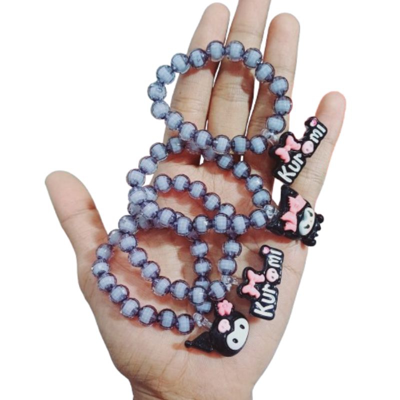 1 Buah Gelang Mote Karakter Elastis Aksesoris Tangan Beads Random Karakter