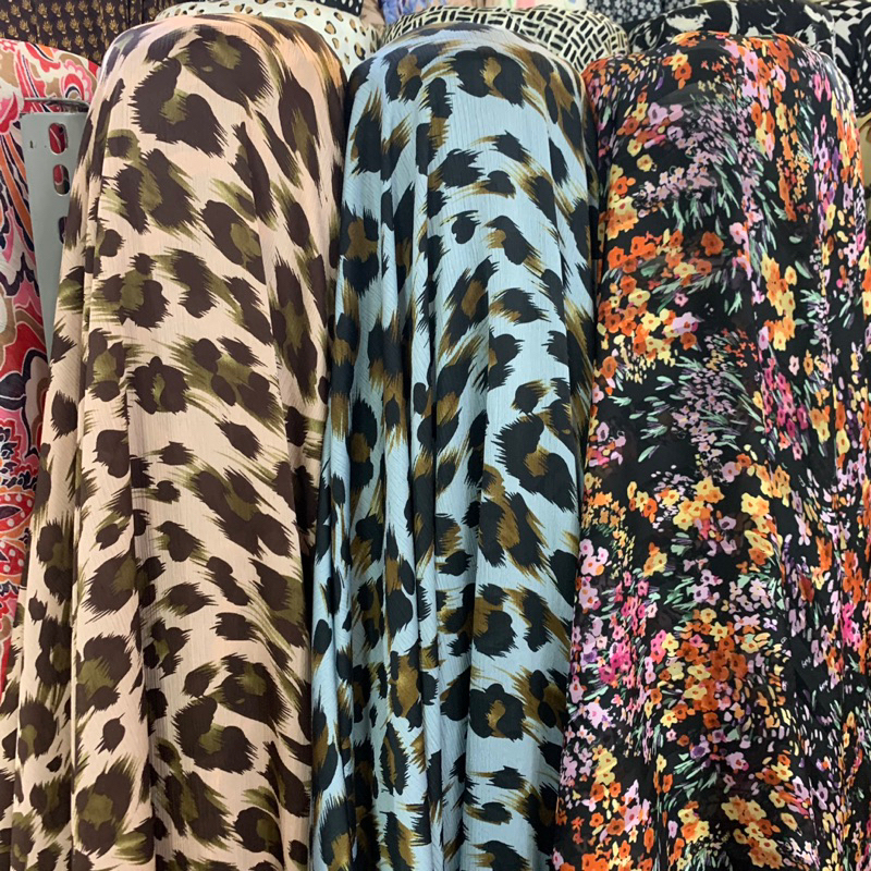 kain silk crinkle - kain silk dobby motif - kain satin silk crinkle - kain satin dobby import motif