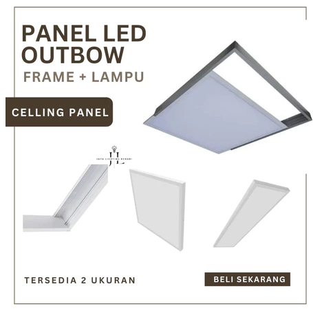 LAMPU PANEL LED OUTBOW LAMPU SLIM LED OB FRAME OUTBOW CEILING PANEL OUTBOW