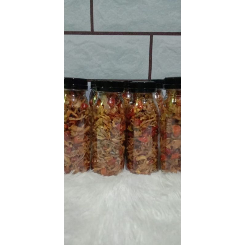 

Bagor mix teri,cabe garing,tambahanlaukmakan