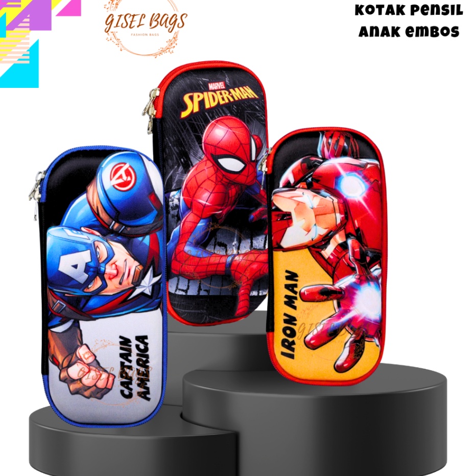 

HANYA DI GiselBags Tempat pensil kotak pensil 3D Cowo Hardtop Pencil Case tempat pensil Anak Cowo Kado Ultah Keren tempat pensil paud tk sd berkualitas
