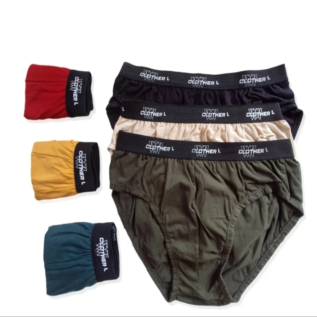 12 Pcs Celana Dalam Pria Dewasa Selempak Pria Ready Big Size