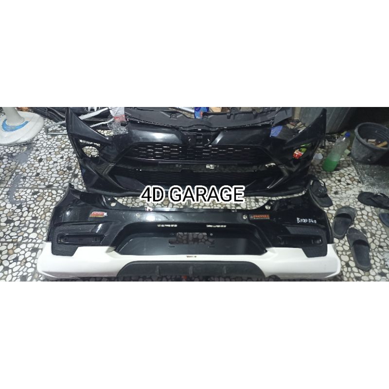 Bemper Bumper Depan Belakang Agya 2020 Set Bodykit