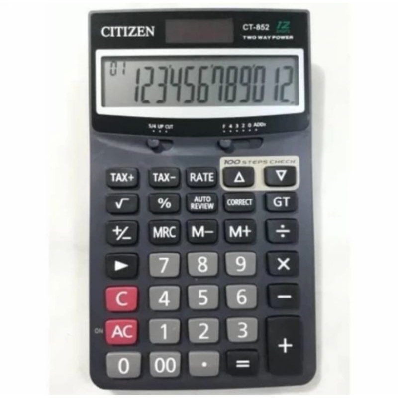 

CITIZEN CT852 Check & Correct / Kalkulator Meja / Calculator Desktop CT-852