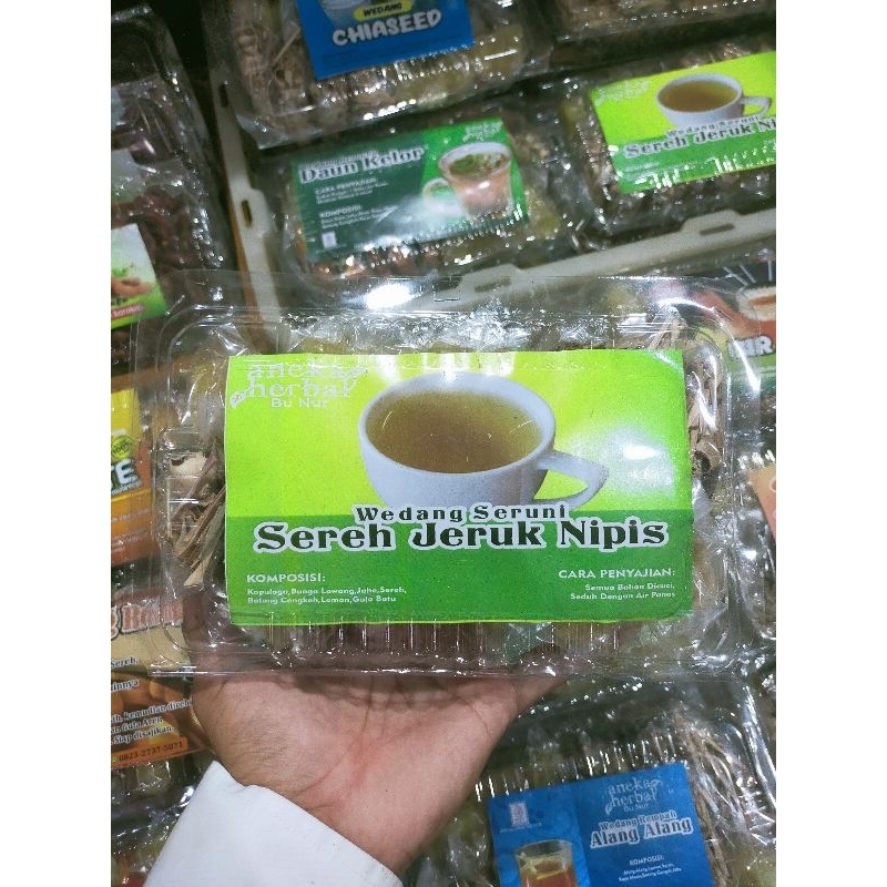 

Wedang sereh jeruk nipis - wedang seruni - isi 10 - wedang herbal