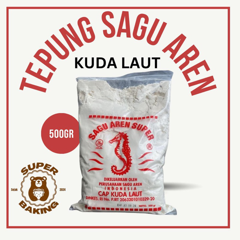 

Tepung Sagu Aren Super 500gr Cap Kuda Laut Murah