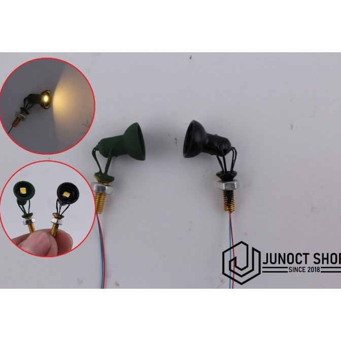 Terlaris Lampu Pos Sorot Display Miniatur Maket 312V Model LED Taman Jalan Kereta