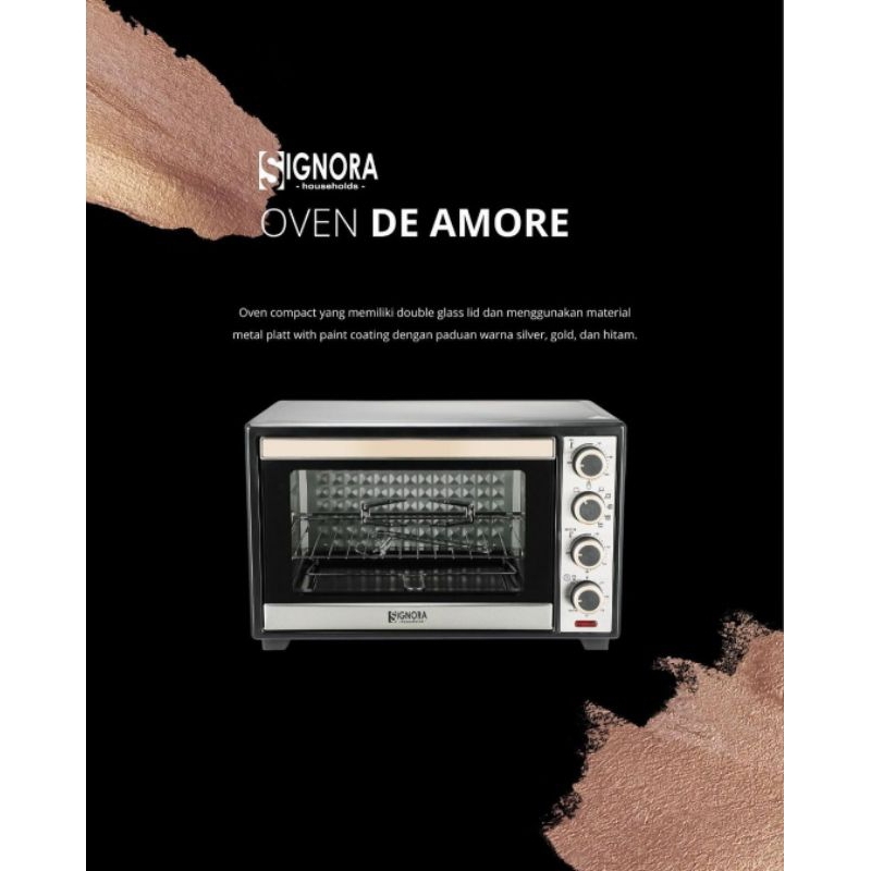 Oven de amore signora/ oven listrik signora