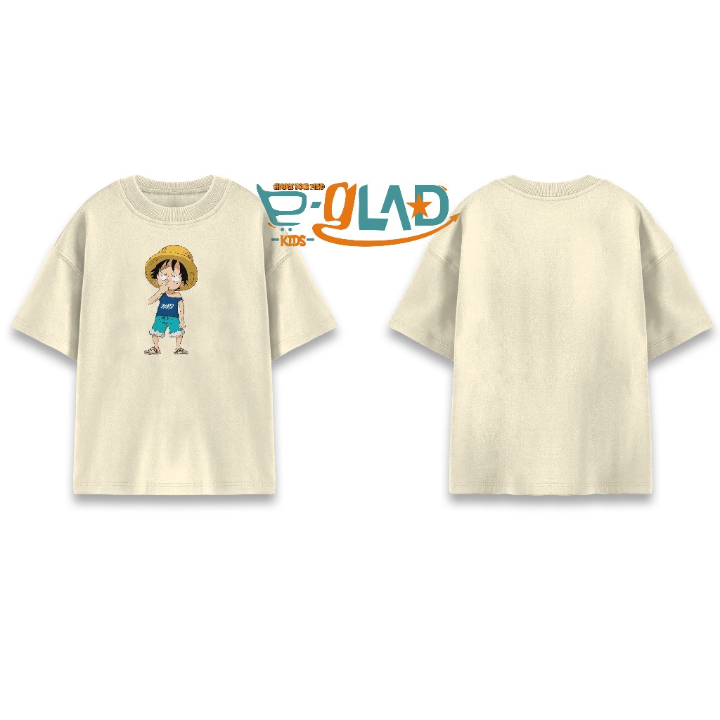 E Glad Kids Kaos Distro Anak One Piece Luffy Sancho Ngupil Katun Baju Anak Laki Tshirt Perempuan