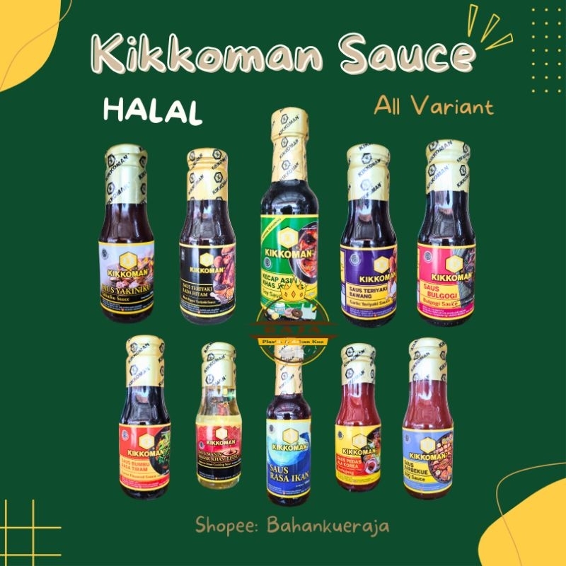 

Kikkoman Sauce / Aneka Saus Jepang Korea All Variant HALAL
