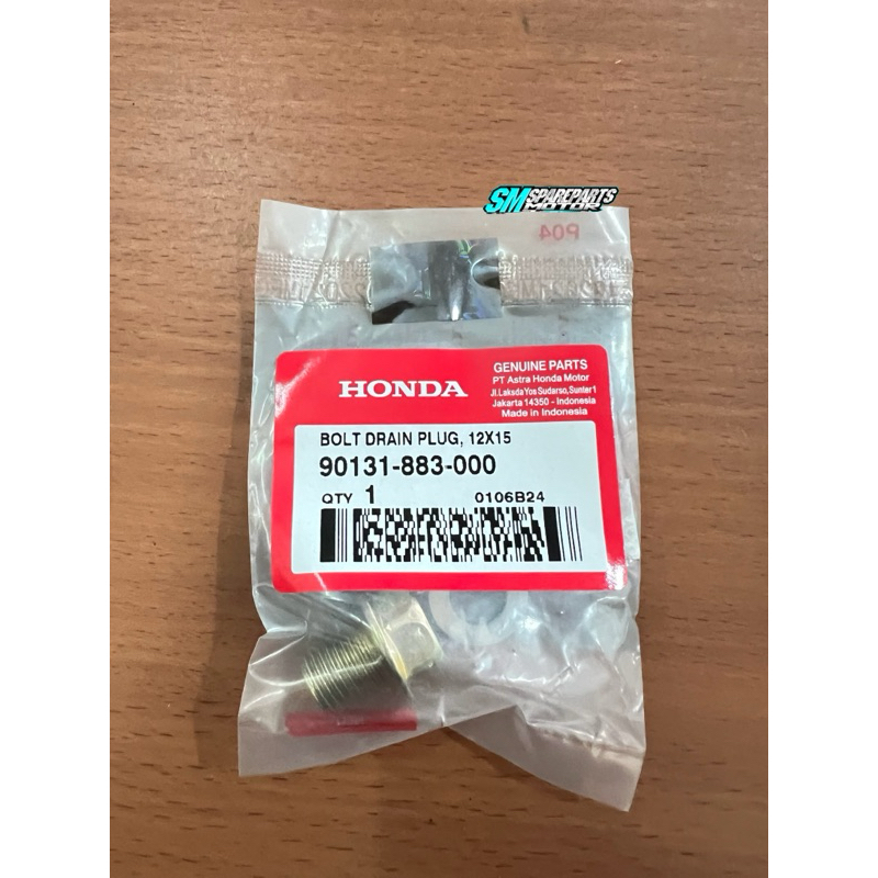 Baut Pembuangan Oli / Baut Oli Bawah Honda Grand / Supra / Legenda / Genio / Scoopy / Vario 125