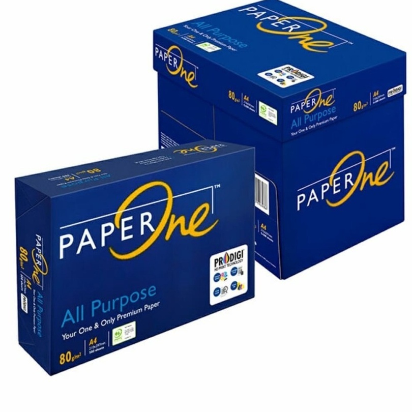 

BELI SATU GRATIS SATU Kertas HVS A4 8 gr Paper One 1 rim